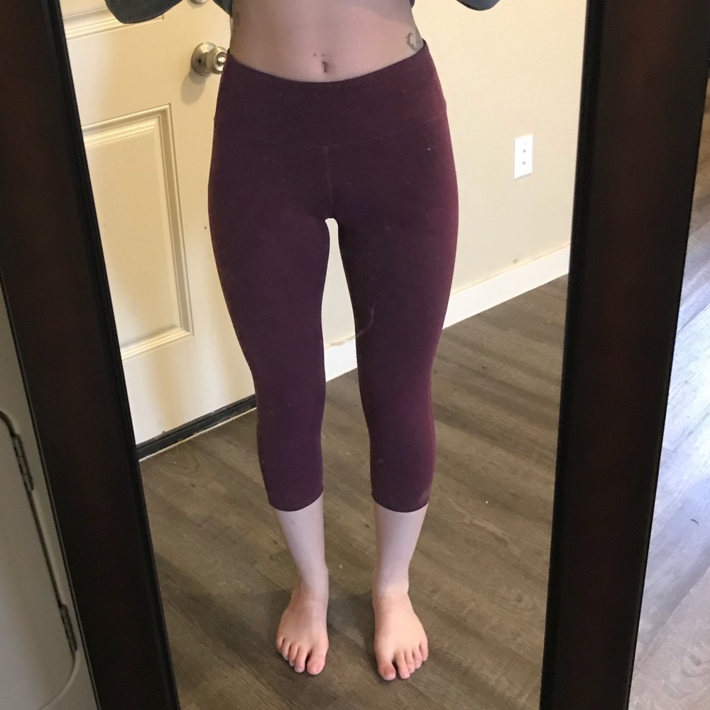 Athleta crop leggings size small